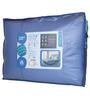 Blue And Green Microfiber Solid Reversible 150 GSM Double Bed Comforter