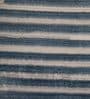 Blue & Grey Geometric PP Heatset & Shrink Polyester 6 x 9 Feet  Machine -Made Carpet
