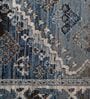 Blue & Grey Traditional PP Heatset 3 x 5 Feet  Machine -Made Carpet