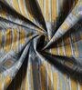 Blue & Mustard 144TC Cotton Flat Super King Bedsheet with 2 Pillow Covers
