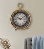 Blue MDF Clout Modern Wall Clock