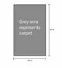 Blue Abstract Faux Silk 5 ft x 7 ft Hand Woven Carpet