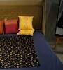 Blue   Upcycled from sheer waste fabric and cotton Bed Throws  Collection