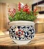 Blue & White Ceramic Desk Pot