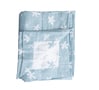Blue & White Cotton Floral 350 GSM Single Bed Reversible Dohar