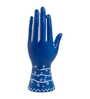Blue & White Evil Eye Hand Showpieces 9 Inch