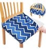 Multicolor Printed Polyester Blend 16x20 Inches Chair Covers (Set of 4)