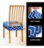 Multicolor Printed Polyester Blend 16x20 Inches Chair Covers (Set of 4)