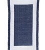 Blue & White Polypropylene Geometric 3 x 5 Feet Dhurrie