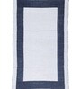 Blue & White Polypropylene Geometric 3 x 5 Feet Dhurrie