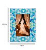Blue & White Wooden Rectangular photo frame