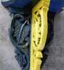 Blue & Yellow Antique Looks Pooja Shelf