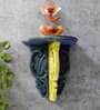 Blue & Yellow Antique Looks Pooja Shelf
