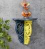 Blue & Yellow Antique Looks Pooja Shelf