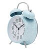 Mini Blue Analog Alarm Table Clock