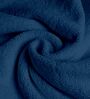 Blue Cotton Solid 500 GSM 4 Pcs Towels Set