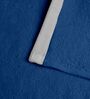 Blue Cotton Solid 500 GSM 4 Pcs Hand Towels