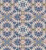 Blue Abstract 300 TC 100% Cotton Single Bed Sized Bed Sheets With 1 Pillow Cover