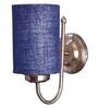 Blue Jute Fabric Wall Mounted Uplight Sconce (Blue)