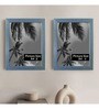 Blue  Photo frames Set Of 2 Decoration