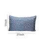 Blue Floral 210TC Cotton Blend 17 x 27 Inches Pillow Covers (Set of 2)