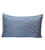 Blue Floral 210TC Cotton Blend 17 x 27 Inches Pillow Covers (Set of 2)