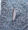 Blue Floral 210TC Cotton Blend 17 x 27 Inches Pillow Covers (Set of 2)