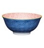 Arched Patterned 300ml Blue Stoneware Dinner Bowl