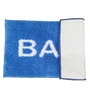 Blue Slogan Polyester 22x15 Inches AntiSkid Bath Mat