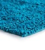 Blue Solid Cotton 24x16 Inches Max Absorbant Bath Mat