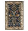 Blue Persian Wool 3 ft x 5 ft Hand Tufted Carpet