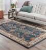 Oriental Pattern Wool Hand Tufted 4 x 6 Feet Carpet
