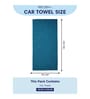 Blue 100% Cotton 340 Gsm Car Towel