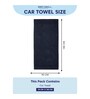 Blue 100% Cotton 340 Gsm Car Towel