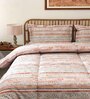 Multicolor 100% Cotton 350 GSM Double Bed Comforter