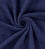 Blue 100% Cotton 380 Gsm Bath Towel 4 Pc