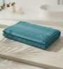 Blue 100% Cotton 380 Gsm Bath Towel