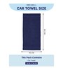 Blue 100% Cotton 380 Gsm Car Towel