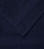 Blue 100% Cotton 380 Gsm Hand Towel 2 Pc
