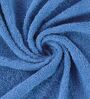 Blue 100% Cotton 400 Gsm Bath Towel