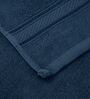 Blue 100% Cotton 400 Gsm Face Towel 4 Pc