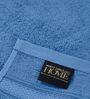 Blue 100% Cotton 400 Gsm Face Towel 4 Pc
