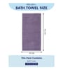 Blue 100% Cotton 525 Gsm Bath Towel