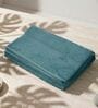 Blue 100% Cotton 525 Gsm Bath Towel