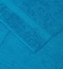 Blue 100% Cotton 525 Gsm Bath Towel