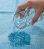Blue 100% Cotton 525 Gsm Bath Towel