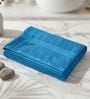 Blue 100% Cotton 525 Gsm Bath Towel