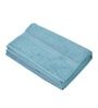 Blue 100% Cotton 525 Gsm Bath Towel