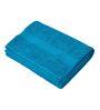 Blue 100% Cotton 525 Gsm Bath Towel