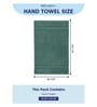 Blue 100% Cotton 525 Gsm Hand Towel